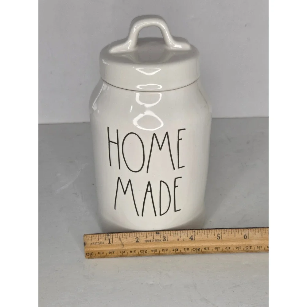 Rae Dunn White Homemade Canister Farmhouse Kitchen Decor‎